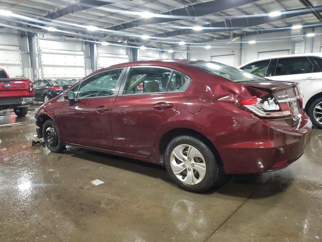Photo 2 from auction – 2013 HONDA CIVIC LX with VIN 19XFB2F52DE002140