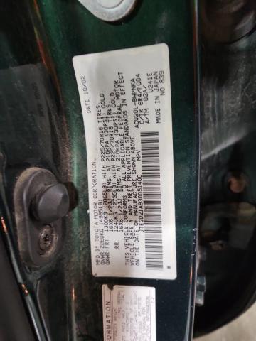 Photo 14 from auction – 2003 TOYOTA HIGHLANDER with VIN JTEGD21A830051400