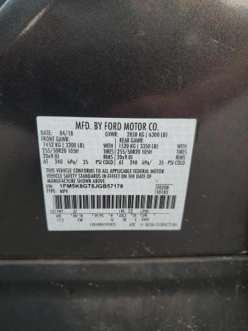 Photo 14 from auction – 2018 FORD EXPLORER S with VIN 1FM5K8GT8JGB57178