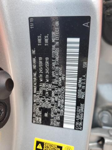 Photo 14 from auction – 2019 TOYOTA HIGHLANDER with VIN 5TDKZRFH8KS574250