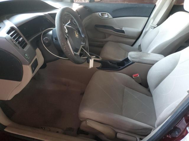 Photo 7 from auction – 2012 HONDA CIVIC LX with VIN 2HGFB2F57CH586703