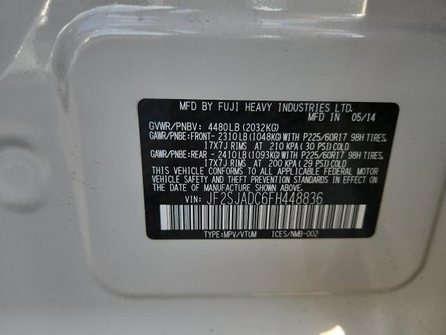 Photo 14 from auction – 2015 SUBARU FORESTER 2 with VIN JF2SJADC6FH448836