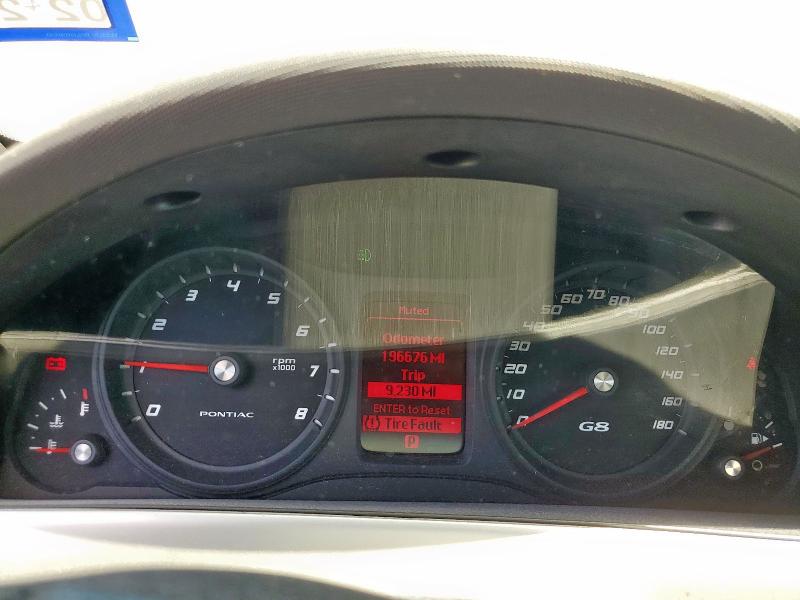 Photo 9 from auction – 2008 PONTIAC G8 with VIN 6G2ER577X8L131921