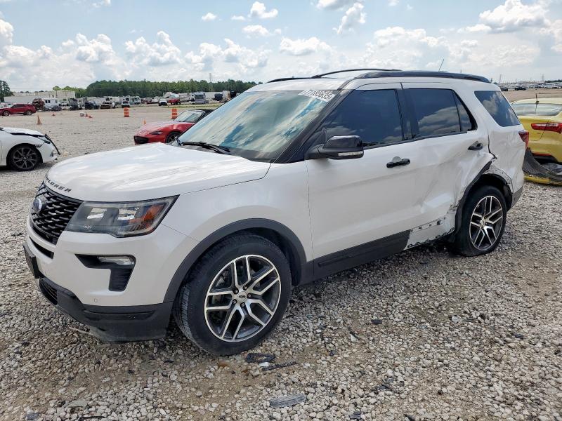 FORD EXPLORER S 2018 with VIN 1FM5K8GT2JGA42317 - Photo from auction