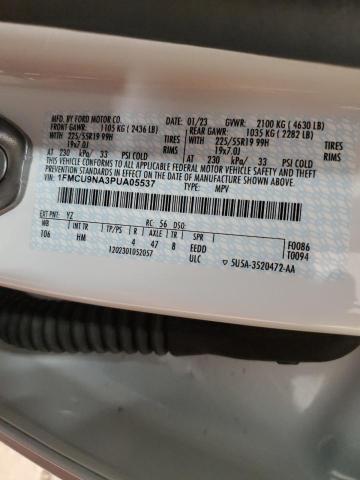 Photo 14 from auction – 2023 FORD ESCAPE ST with VIN 1FMCU9NA3PUA05537
