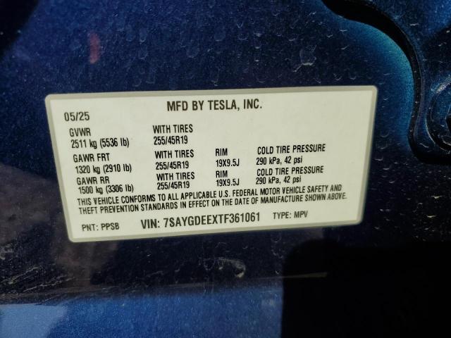 Photo 14 from auction – 2026 TESLA MODEL Y with VIN 7SAYGDEEXTF361061