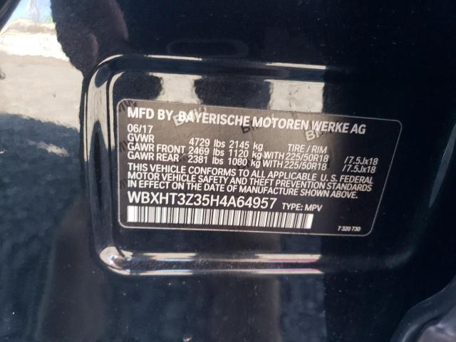 Photo 14 from auction – 2017 BMW X1 XDRIVE2 with VIN WBXHT3Z35H4A64957