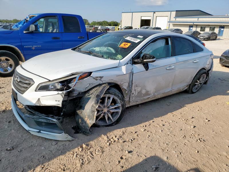 HYUNDAI SONATA 2017 with VIN 5NPE34AB1HH498504 - Photo from auction
