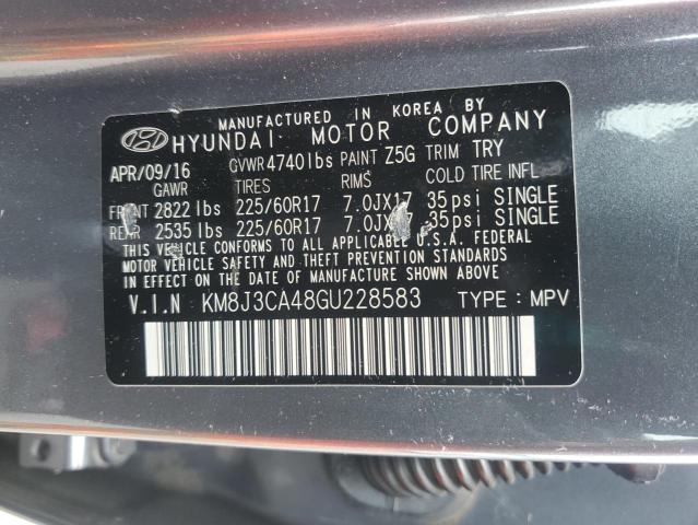 Photo 14 from auction – 2016 HYUNDAI WAGON TCN with VIN KM8J3CA48GU228583