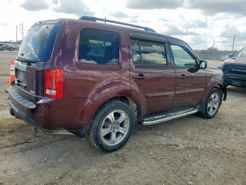 Photo 3 from auction – 2013 HONDA PILOT EXL with VIN 5FNYF4H57DB065556