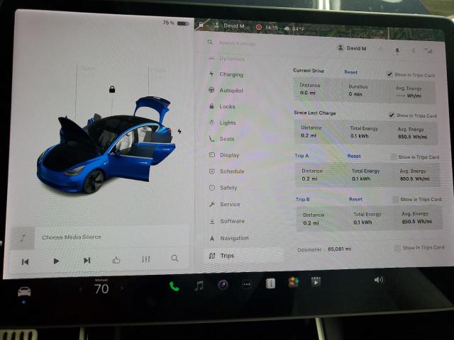 Photo 9 from auction – 2018 TESLA MODEL 3 with VIN 5YJ3E1EB2JF074246
