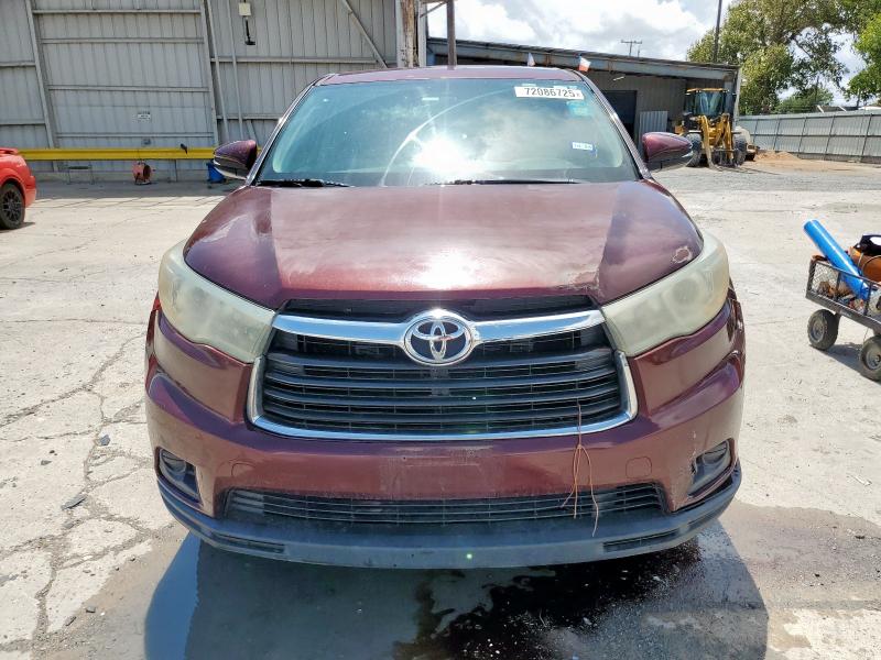 Photo 5 from auction – 2015 TOYOTA HIGHLANDER with VIN 5TDZARFH0FS016646