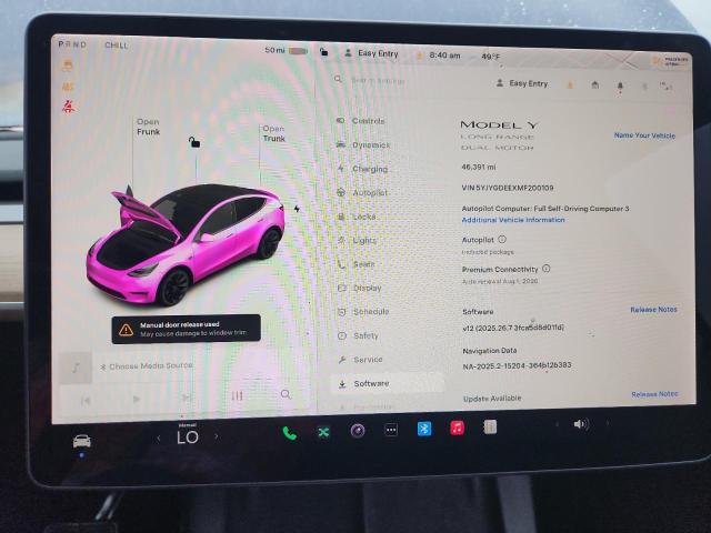 Photo 9 from auction – 2021 TESLA MODEL Y with VIN 5YJYGDEEXMF200109