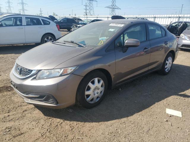 HONDA CIVIC LX 2014 with VIN 2HGFB2F57EH539125 - Photo from auction