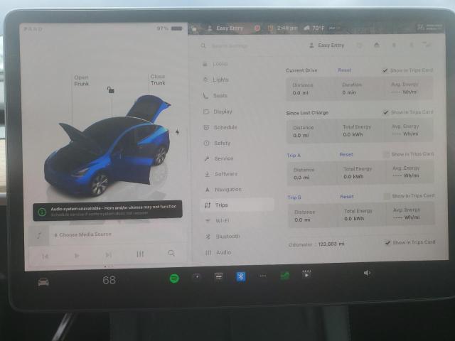 Photo 9 from auction – 2022 TESLA MODEL Y with VIN 7SAYGDEE1NF491460