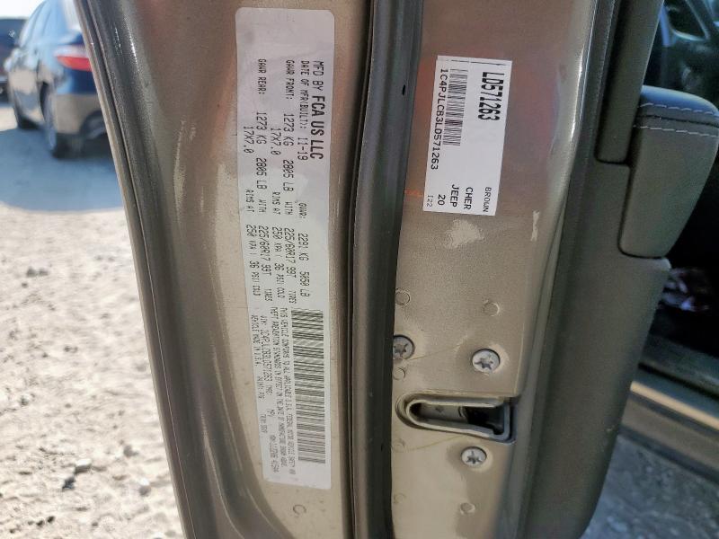 Photo 14 from auction – 2020 JEEP CHEROKEE L with VIN 1C4PJLCB3LD571263