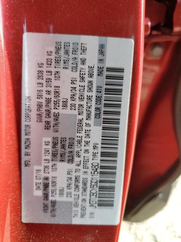 Photo 14 from auction – 2016 MAZDA CX-9 TOURI with VIN JM3TCBCY6G0115480