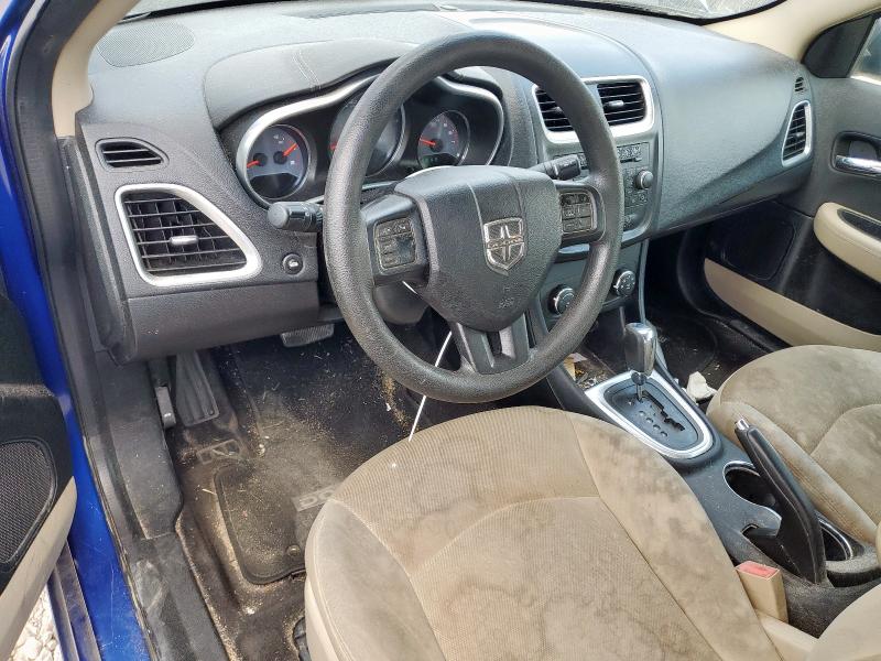Photo 8 from auction – 2012 DODGE AVENGER SE with VIN 1C3CDZAG5CN314837