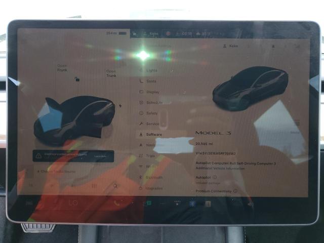 Photo 9 from auction – 2023 TESLA MODEL 3 with VIN 5YJ3E1EA5PF701182