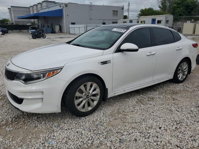 KIA OPTIMA EX 2018 with VIN 5XXGU4L33JG241485 - Photo from auction
