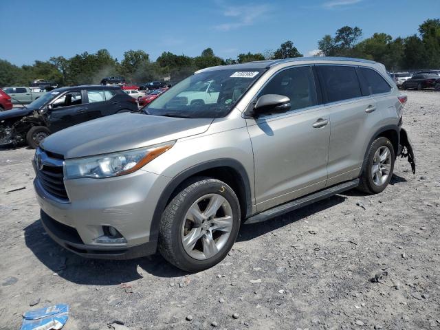 TOYOTA HIGHLANDER LIMITED 2015 with VIN 5TDYKRFH9FS063070 - Photo from auction