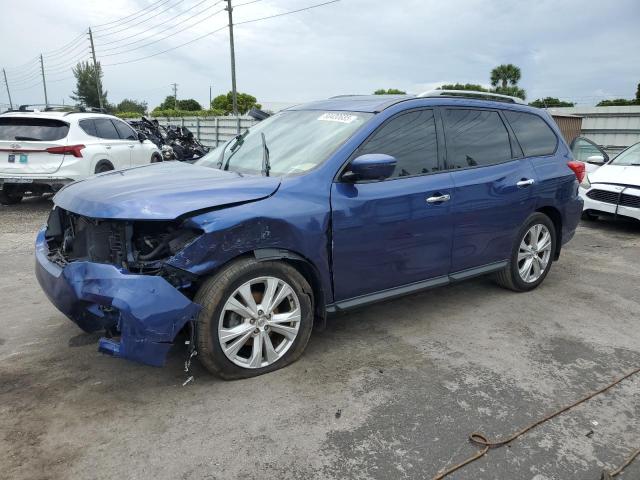 NISSAN PATHFINDER 2018 with VIN 5N1DR2MN6JC663285 - Photo from auction