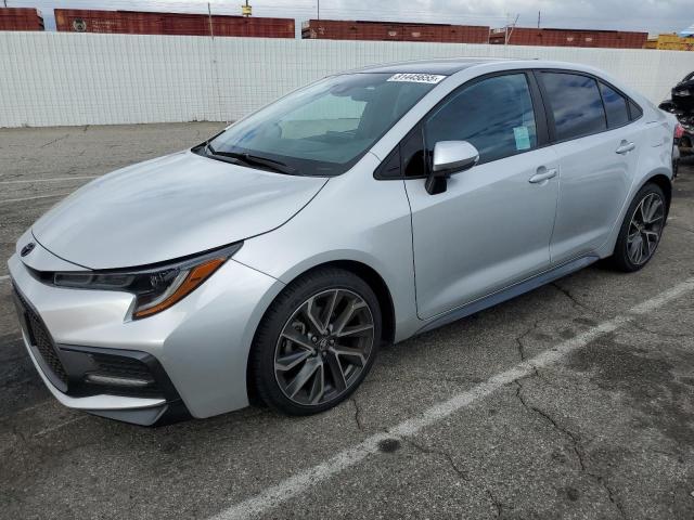 TOYOTA COROLLA 2022 with VIN 5YFS4MCE3NP116673 - Photo from auction