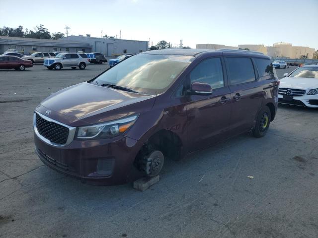 KIA SEDONA LX 2016 with VIN KNDMB5C14G6151136 - Photo from auction