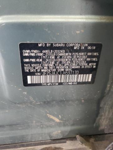 Photo 14 from auction – 2018 SUBARU FORESTER 2 with VIN JF2SJAJC3JH597170