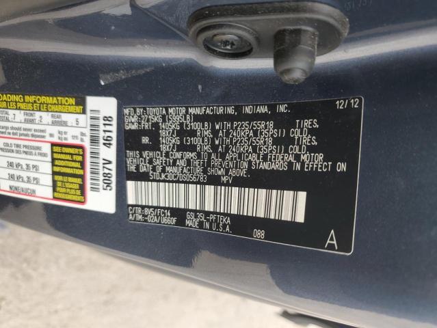 Photo 14 from auction – 2013 TOYOTA SIENNA LE with VIN 5TDJK3DC7DS056783