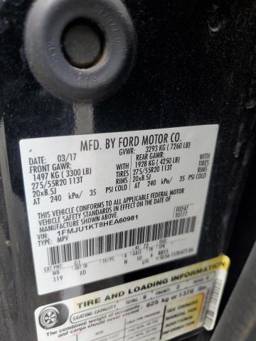 Photo 14 from auction – 2017 FORD EXPEDITION with VIN 1FMJU1KT8HEA60981