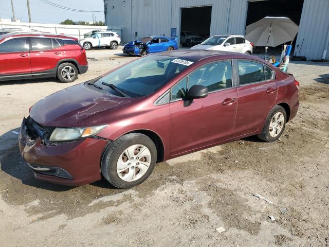 Photo 1 from auction – 2013 HONDA CIVIC LX with VIN 2HGFB2F51DH513117