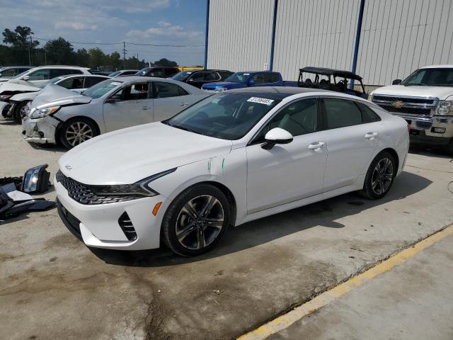 KIA K5 EX 2022 with VIN 5XXG34J22NG105870 - Photo from auction