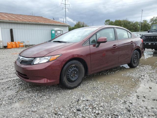 HONDA CIVIC LX 2012 مع رقم تعريف المركبة 19XFB2F52CE095594 - صورة من المزاد