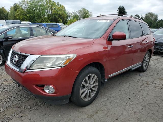 NISSAN PATHFINDER S 2014 with VIN 5N1AR2MNXEC704753 - Photo from auction