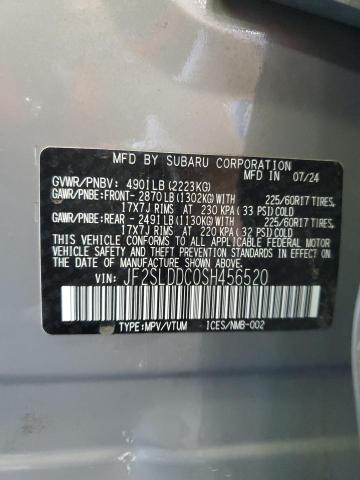 Photo 14 from auction – 2025 SUBARU FORESTER P with VIN JF2SLDDC0SH456520