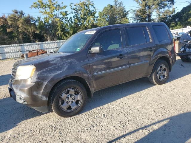 HONDA PILOT LX 2012 with VIN 5FNYF4H2XCB005162 - Photo from auction