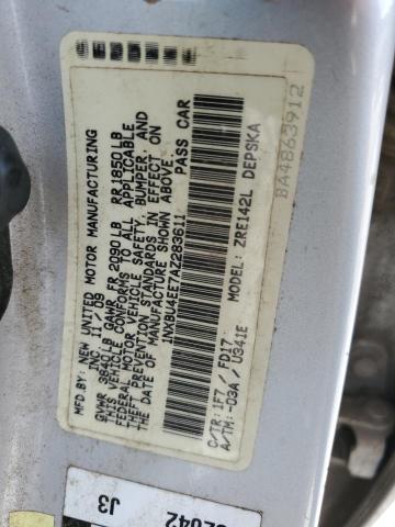 Photo 10 from auction – 2010 TOYOTA COROLLA BASE with VIN 1NXBU4EE7AZ283611