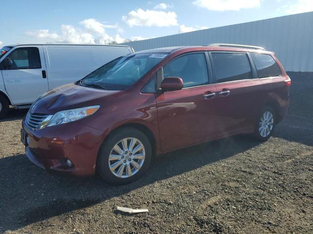 TOYOTA SIENNA XLE 2017 with VIN 5TDDZ3DC1HS163021 - Photo from auction