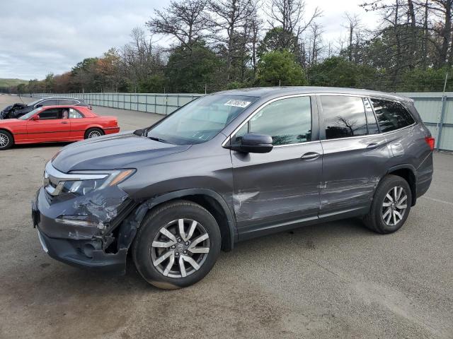 HONDA PILOT EX 2021 with VIN 5FNYF5H37MB033307 - Photo from auction