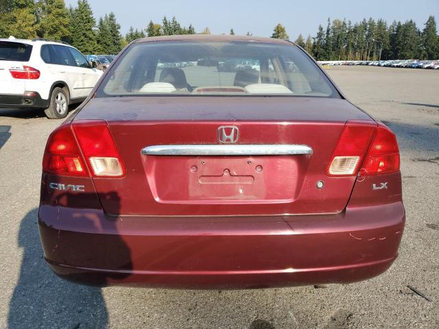 Photo 6 from auction – 2002 HONDA CIVIC LX with VIN 1HGES16602L048909