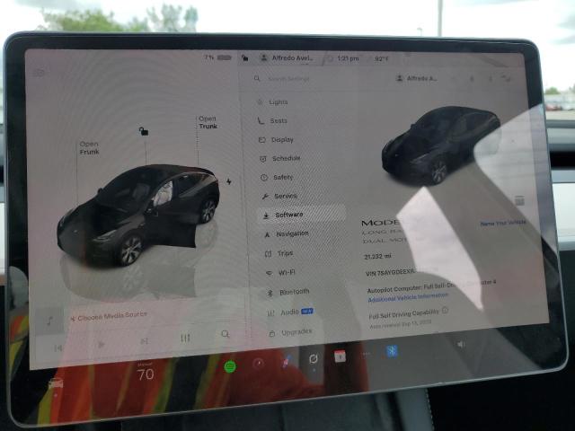 Photo 9 from auction – 2024 TESLA MODEL Y with VIN 7SAYGDEEXRA220836