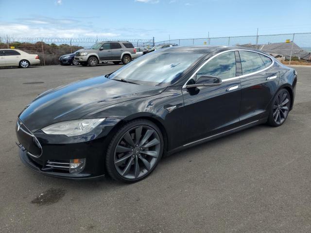 TESLA MODEL S 2012 with VIN 5YJSA1CPXCFP01879 - Photo from auction