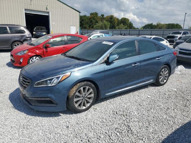 HYUNDAI SONATA SPO 2016 with VIN 5NPE34AF3GH324192 - Photo from auction