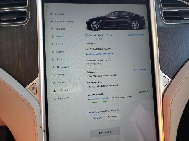 Photo 9 from auction – 2013 TESLA MODEL S with VIN 5YJSA1DG4DFP09296