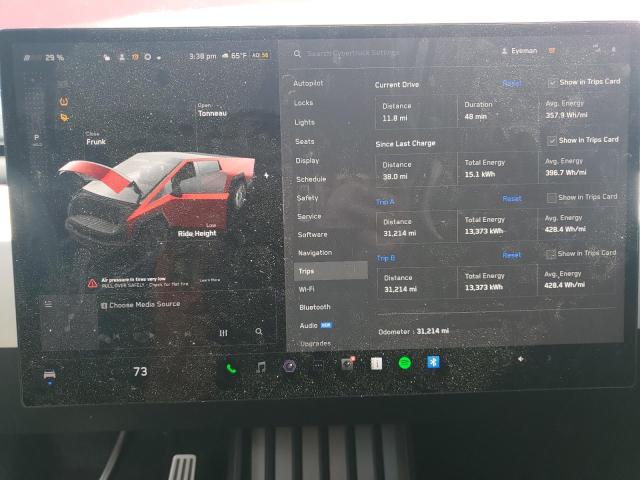 Photo 9 from auction – 2024 TESLA CYBERTRUCK with VIN 7G2CEHED9RA008583