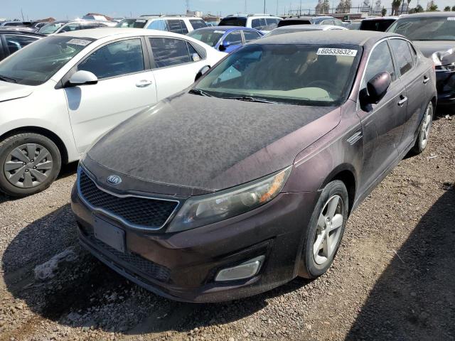 KIA OPTIMA LX 2014 with VIN 5XXGM4A77EG337888 - Photo from auction