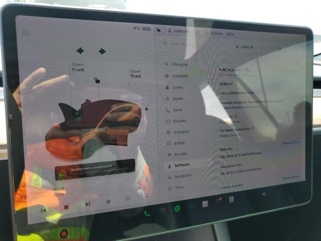 Photo 9 from auction – 2021 TESLA MODEL 3 with VIN 5YJ3E1EA6MF873782