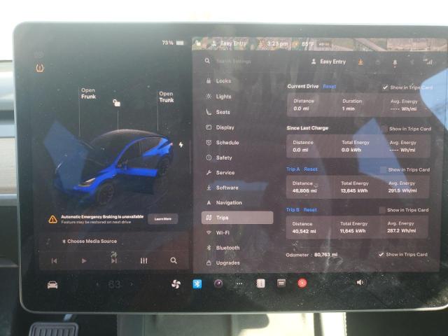 Photo 9 from auction – 2022 TESLA MODEL Y with VIN 7SAYGDEE8NF387306