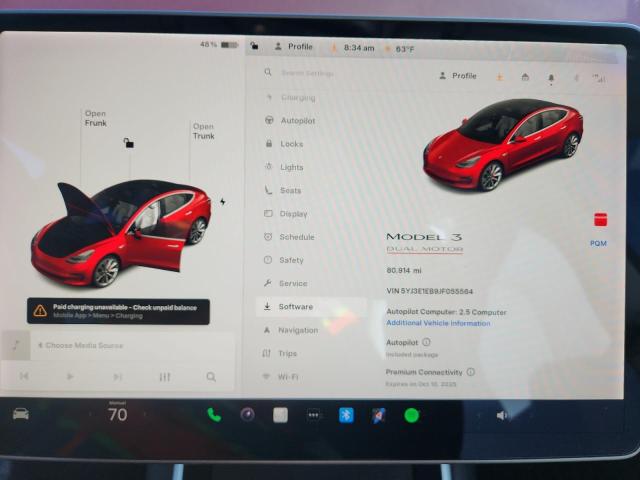 Photo 9 from auction – 2018 TESLA MODEL 3 with VIN 5YJ3E1EB9JF055564